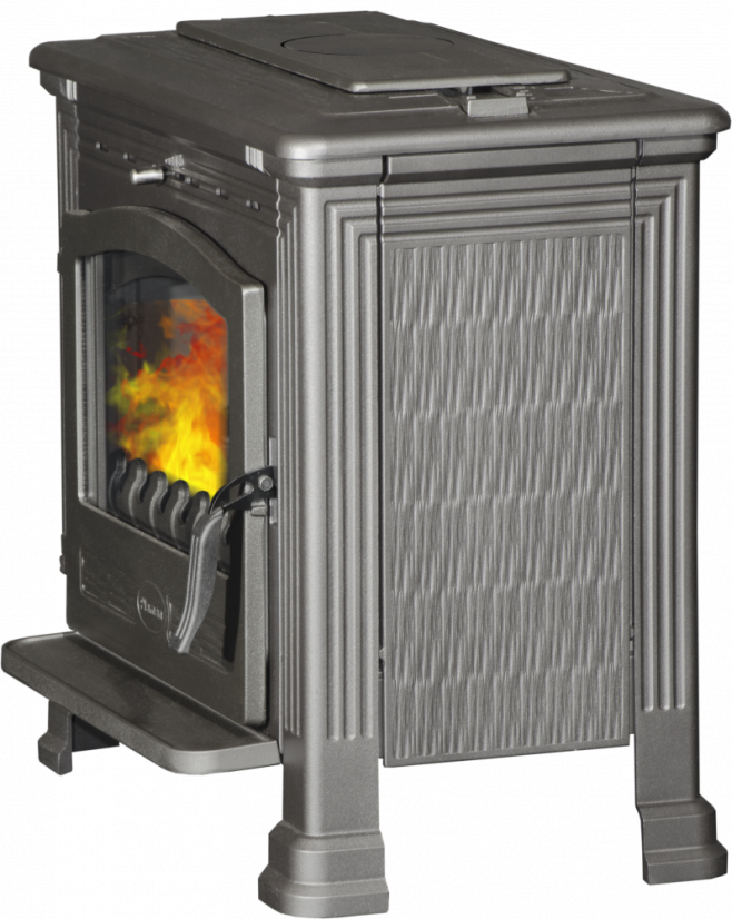 PLAMEN Litinová krbová kamna TENA N - černá