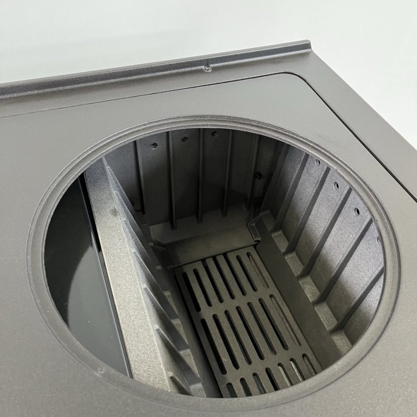 PLAMEN Sporák na tuhá paliva SLAVONAC N - P bílý