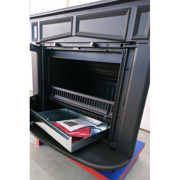 PLAMEN Litinová krbová kamna GLAS FRANKLIN - černá