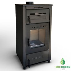 CALISKAN Krbová kamna s troubou ODRA 302 - černá