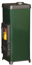 PLAMEN Litinová krbová kamna DORA 10 N - zelená
