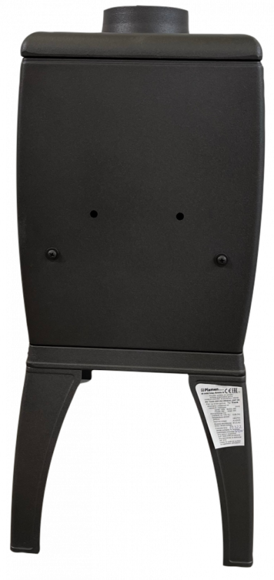 PLAMEN Litinová krbová kamna TRENK - černá