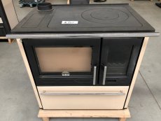 PLAMEN 850 GLAS - L Sporák na tuhá paliva béžový R145