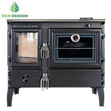 CALISKAN Sporák na tuhá paliva GURMET 3D P - černý