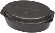 PLAMEN Litinový pekáč s víkem 5,8 l - oválný