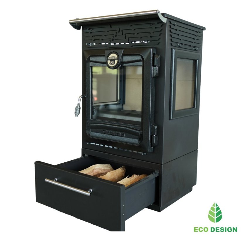 CALISKAN Krbová kamna VLTAVA 3D BOX - černá