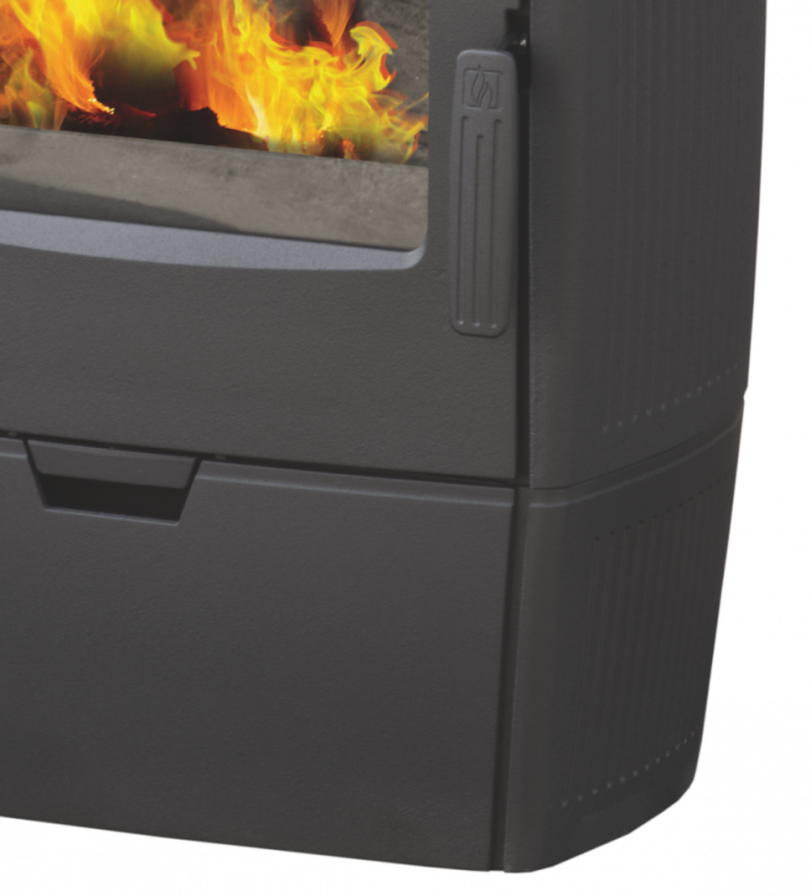 PLAMEN Litinová krbová kamna ALBERTO - černá